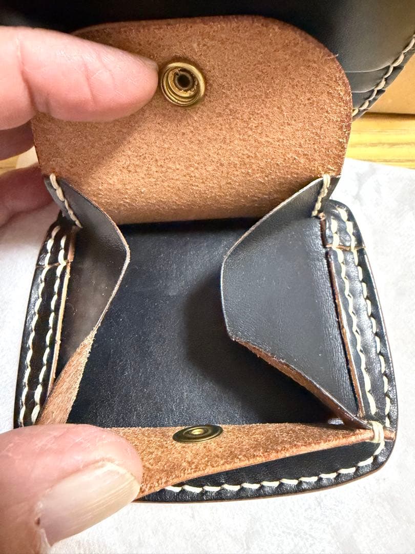 ジ*ト様 ★天神ワークス スーパーショートウォレット SSW01 ブラック 未使