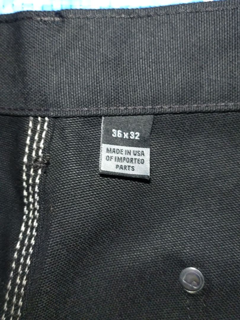 新品 USA製 Carhartt ダブルニー w36×L32 ダック カーハート