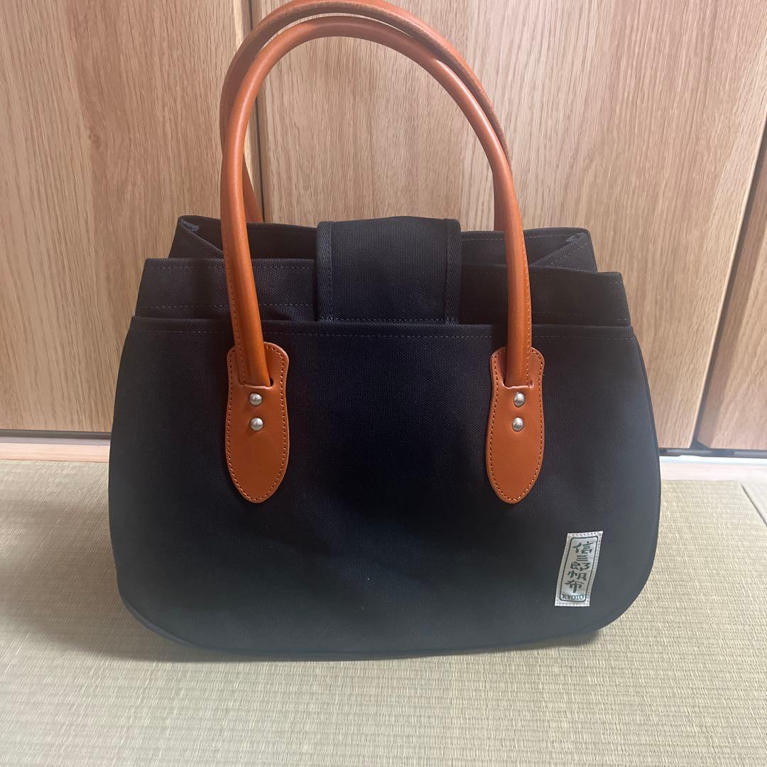 一澤信三郎帆布 手持ちバッグ トートバッグ レザーハンドル