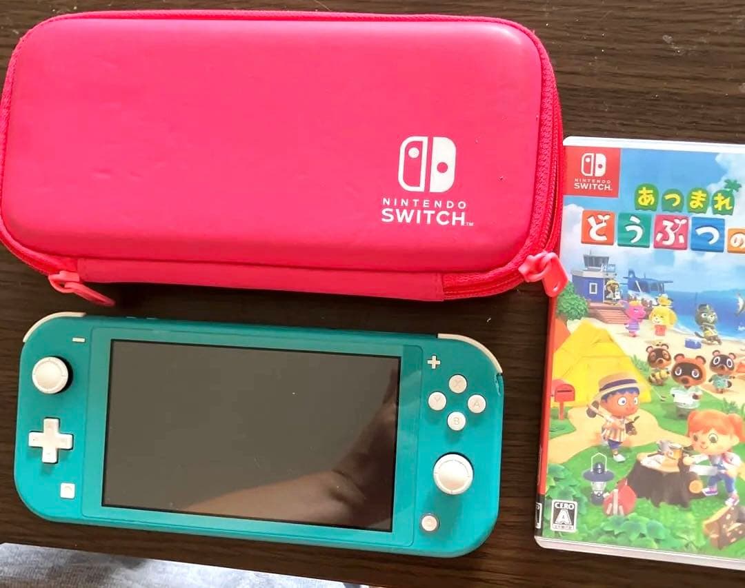 Nintendo Switch Lite + ケース + あつまれどうぶつの森