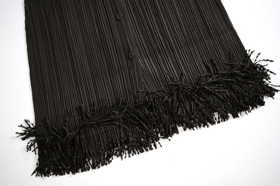 960y*専用 美品 プリーツプリーズイッセイミヤケ フリンジ チュニック