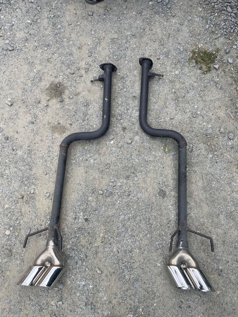 LS460前期スチールワンオフリアストレートマフラー