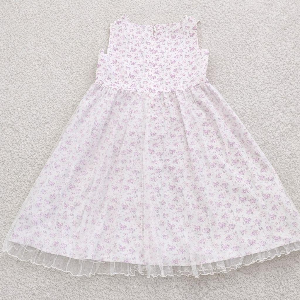 ELLE en noir 130 入学式 卒園式 花柄ワンピセットアップ極美品